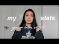 how i got into ucla, uc berkeley, & all my colleges | stats video