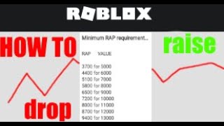 Roblox How To Know If A Limited Is Going To Raise Or Drop Youtube - robux chart