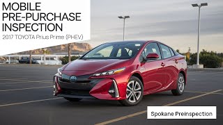 2017 Toyota Prius Prime (PHEV) pre-purchase inspection