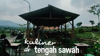 KULINER DI TENGAH SAWAH ASYIK BIKIN KETAGIHAN  @mamavallent3810 #kotabatumalang