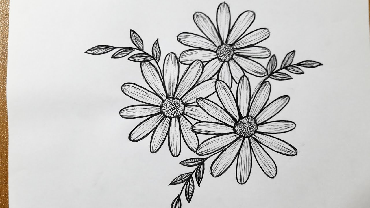 Simple Flower Coloring Page With Flowers Outline Sketch Drawing Vector, Flower  Drawing, Flowers Drawing, Wing Drawing PNG and Vector with Transparent  Background for Free Download