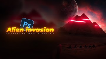Alien Invasion | Photoshop Speed Art