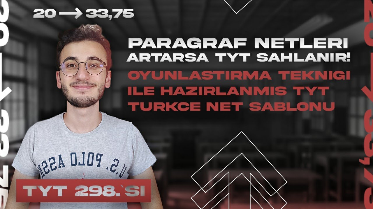 TYT TÜRKÇE NETLERİ NASIL ARTAR? | Net artırma şablonu