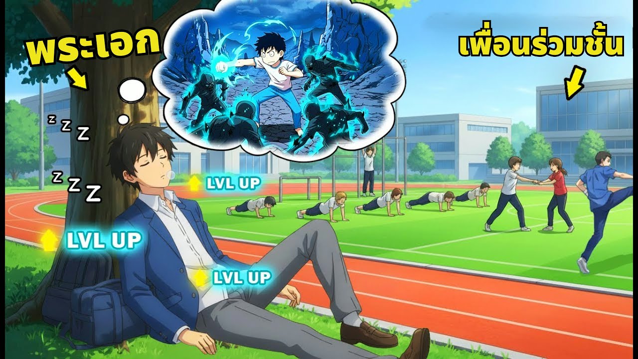 เขาอัปเวลเร็วกว่าใครถึง 100 เท่า แม้จะหลับอยู่ยังสู้ได้ - สรุปมังงะ