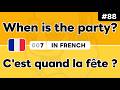 Learn ‘When is ~ ?’ in French 🇫🇷 Daily Beginner Phrases (Ep. #88)