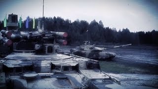 UralVagon Zavod - T-90MS Main Battle Tank & BMPT Terminator Teamwork Combat Simulation [1080p]