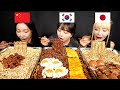 People Try Each Country&#39;s Noodle Dishes!! (China, Korea, Japan)