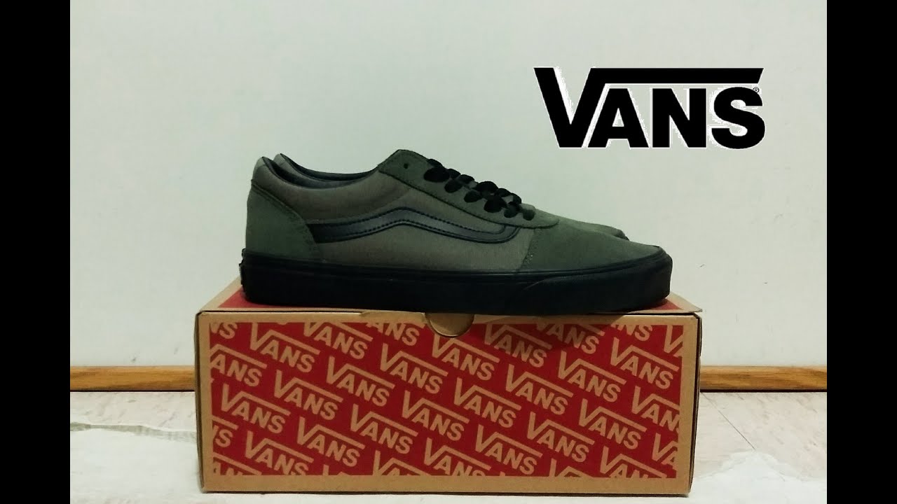 vans verde oliva