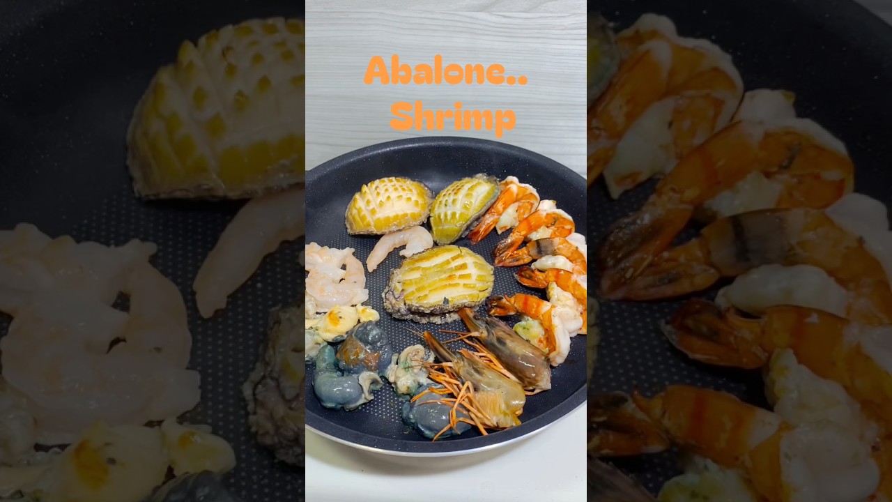 Abalone and Shrimp Butter Pan-Fry 레시피 숏폼 썸네일