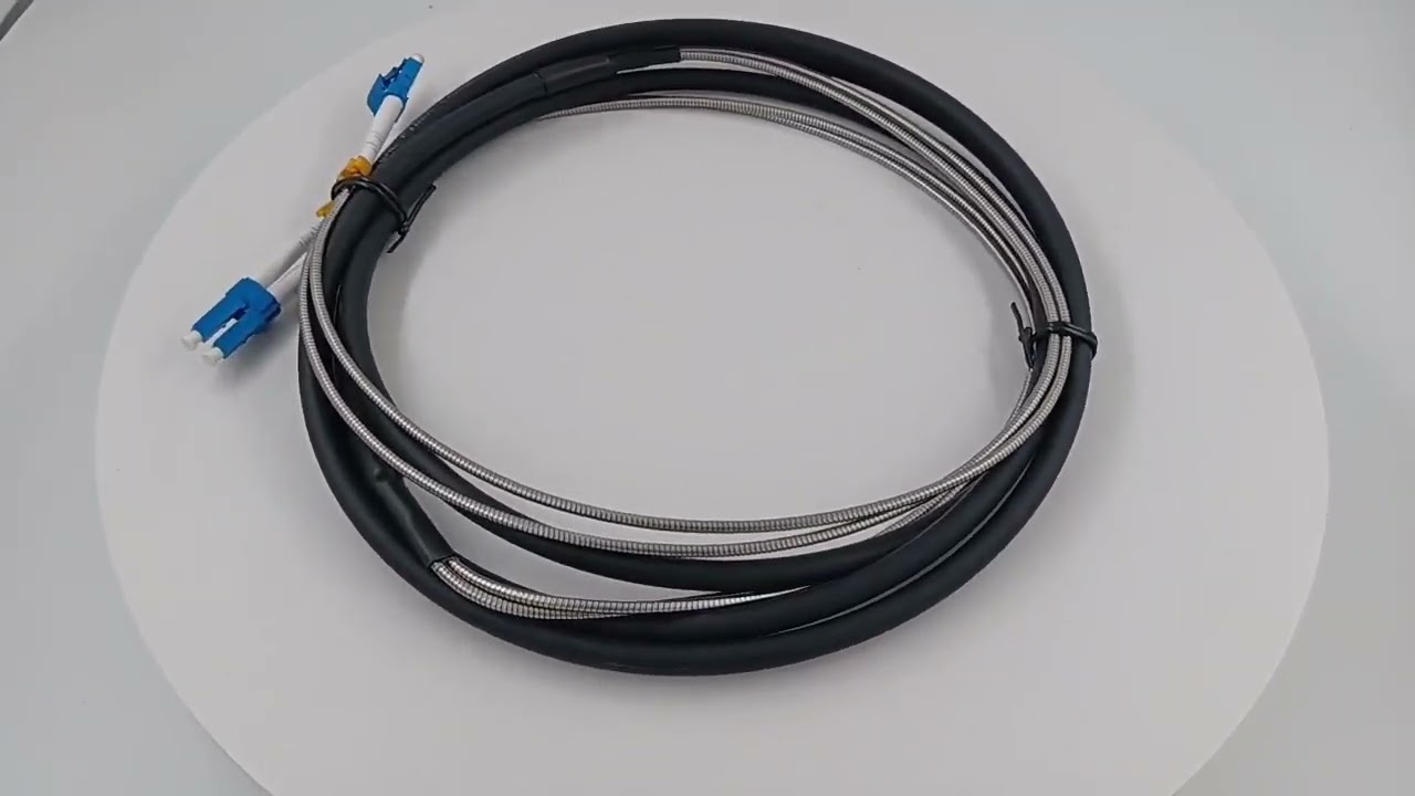 Outdoor Optical Fiber Patch Cord Waterproof With SC / APC Connector