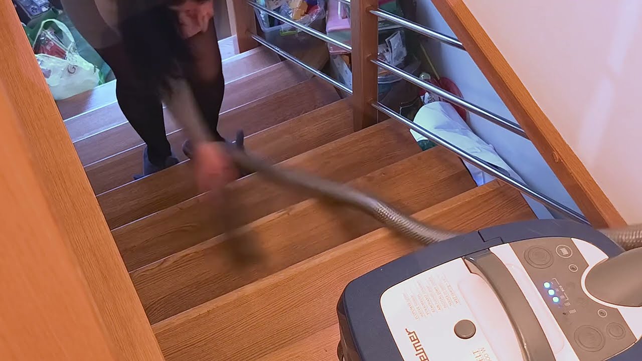 Звук Пылесоса — 3 ЧАСА Глубокой Чистки Деревянных Лестниц ASMR | Расслабляющий Белый Шум