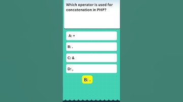 PHP MCQs with Most Asked Interview Questions | PHP Quiz for Web Developers & Competitive Exams