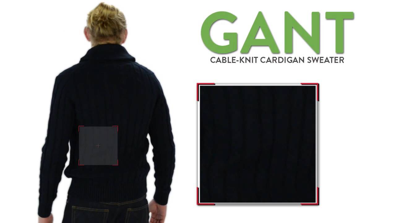 gant cable cardigan