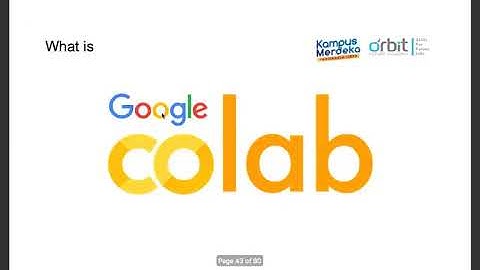Pengenalan Python Pada Google Colab