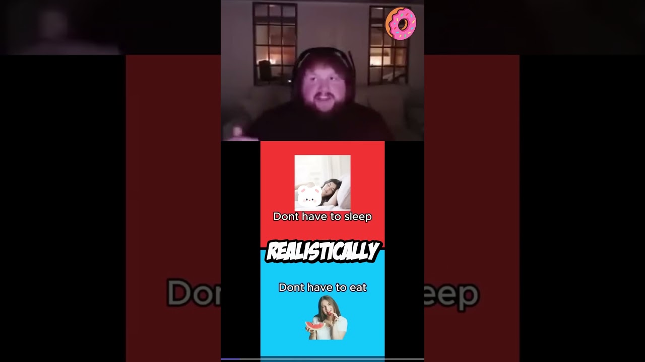 Caseoh играет в игру "Что бы ты предпочёл?" 🟥🟦