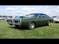 1971 Dodge Charger R/T RT in Dark Green & 426 Hemi Engine Sound on My Car Story with Lou Costabile