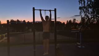 3X3 Muscle Up Yellowblack Band