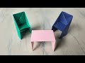 How to make paper table and chair