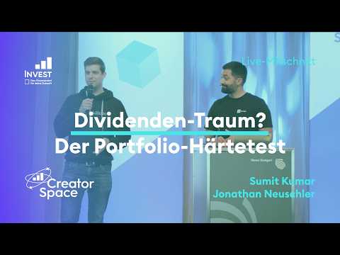 Das 100.000 € Dividenden-Ziel: Genial oder viel zu riskant? | Invest 2026 | Creator Space Live
