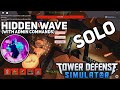 Solo Hidden Wave with Admin Commands|Tower Defense Simulator