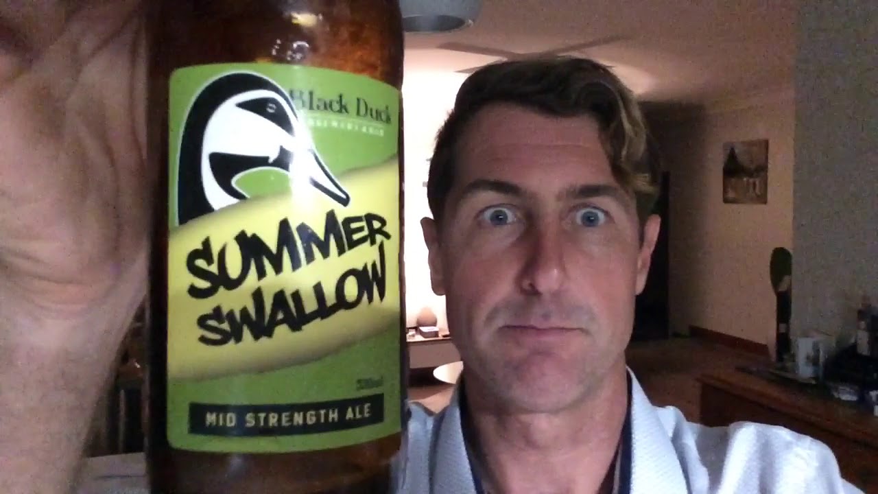 Black Duck Brewing's Summer Swallow. Tasted 19/9/18. YouTube