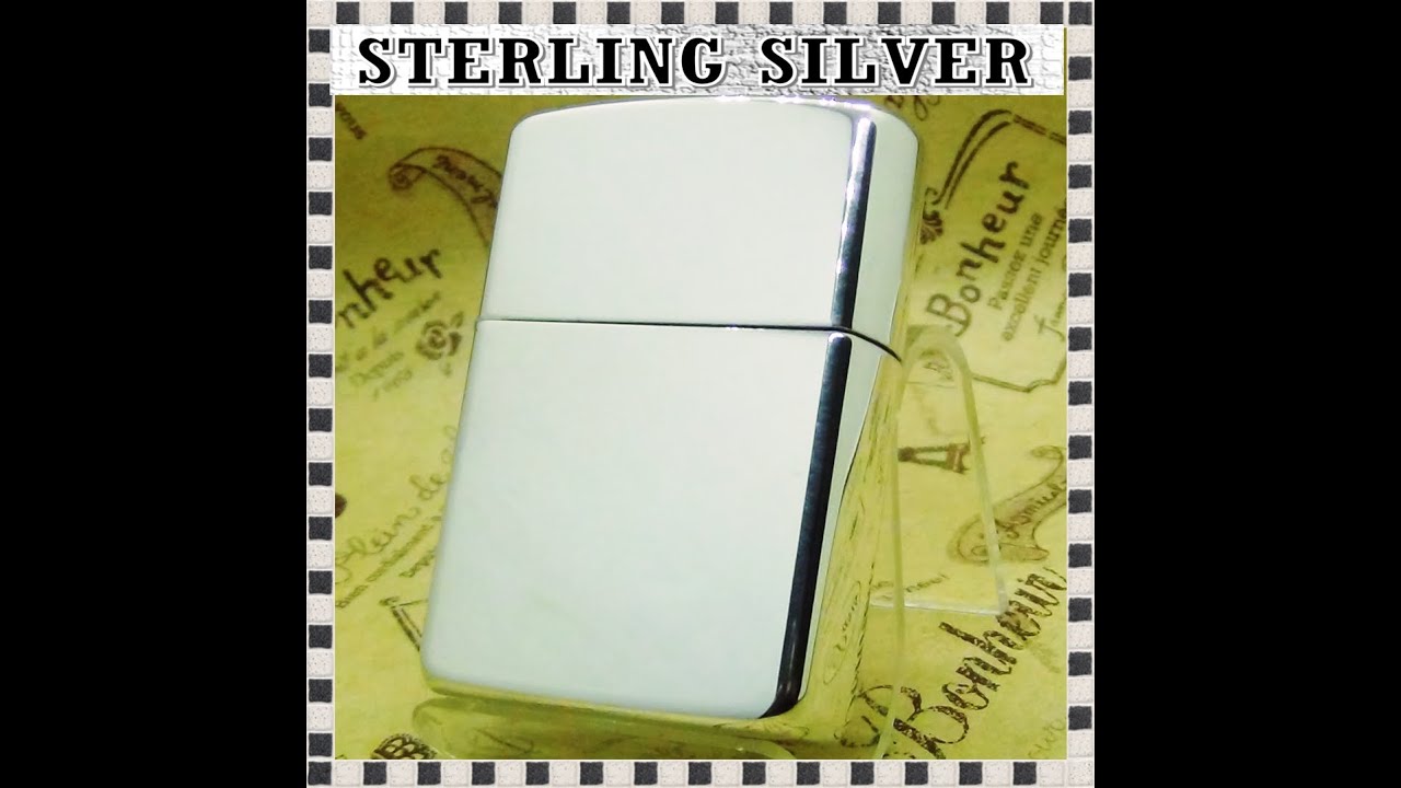 T01 ZIPPO STERLING SILVER チューニングジッポー スターリング 
