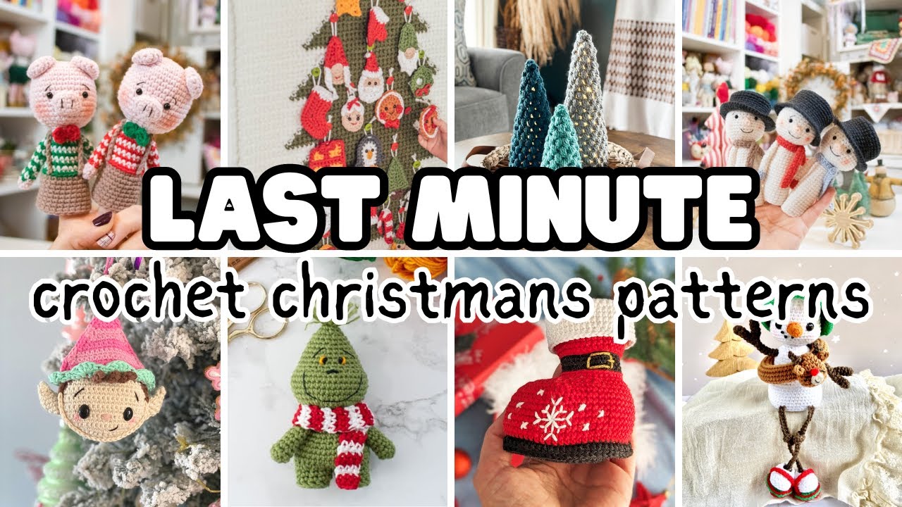 26 Free Crochet Patterns That Make Great Last Minute Christmas Gifts - The  Stitchin Mommy