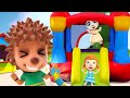 SUPER Trampoline &amp; Amusement Park | Funny Cartoon for Kids | Dolly and Friends 3D