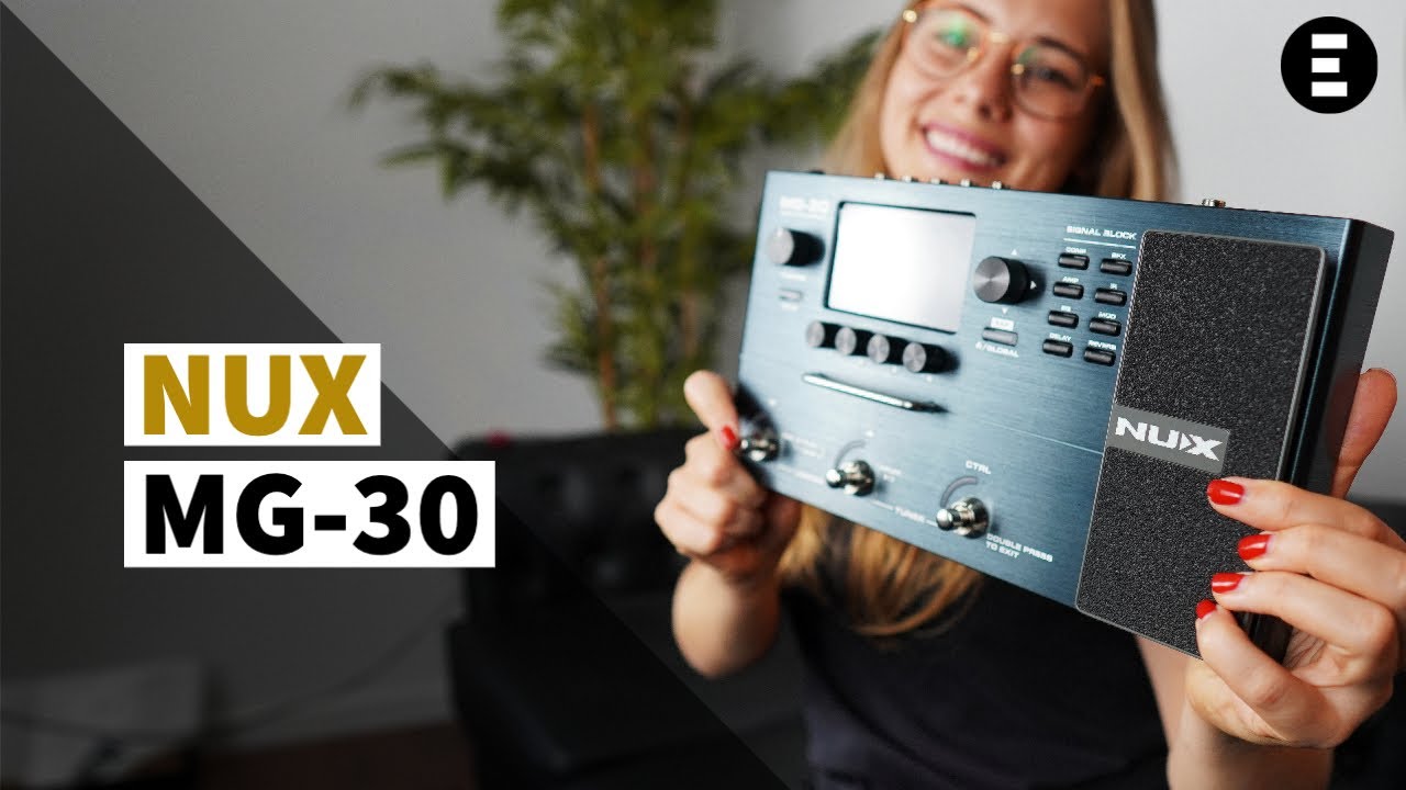 Nux MG-30 Electric Guitar Pedal | EGITANA.pt - YouTube