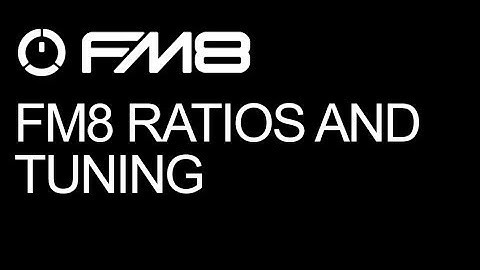 NI FM8 - Ratios and Tuning - How To Tutorial