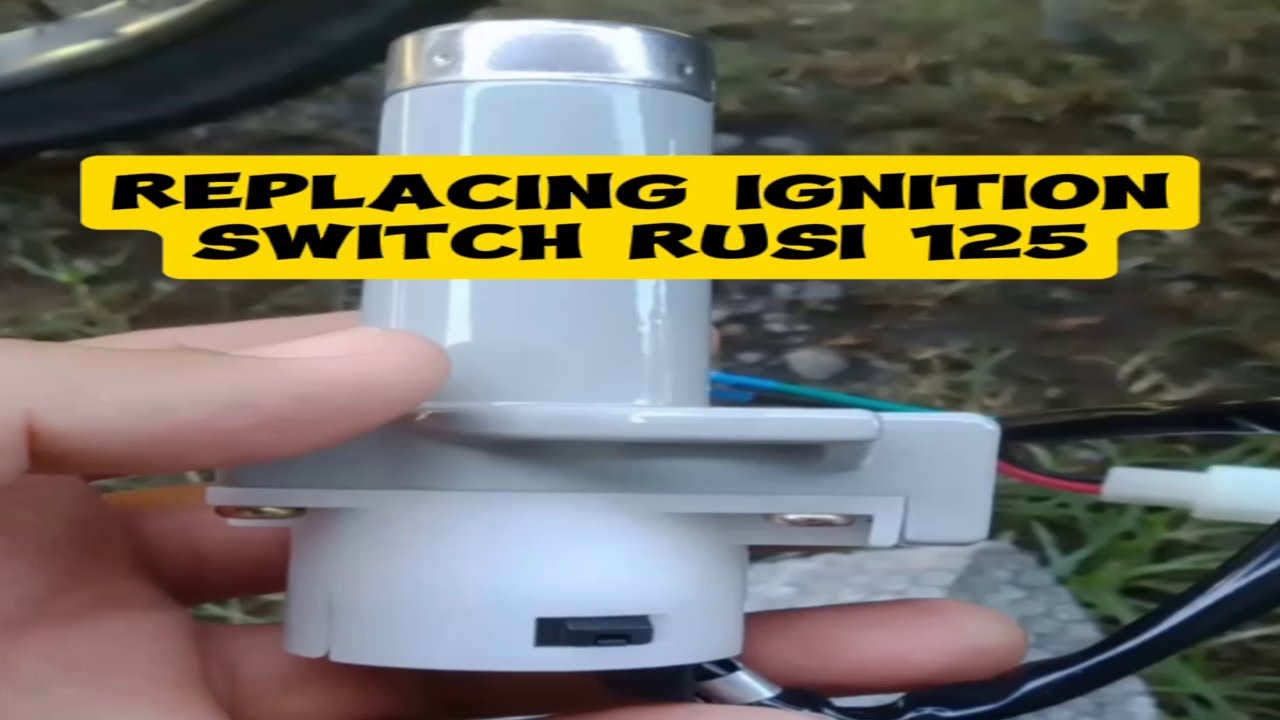 PALIT IGNITION SWITCH NG RUSI125 I Do-It-Yourself Vise MotoVlog