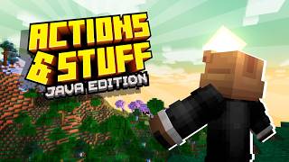 I made Actions & Stuff in Minecraft Java 🐸✨