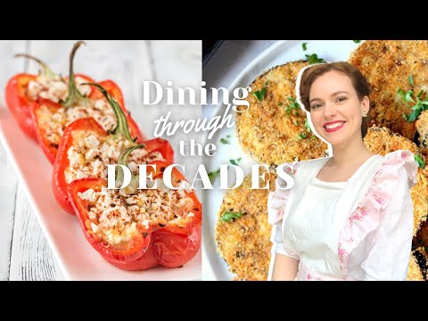 How to make 1950's Stuffed Capsicum and Fried Eggplant | Dining Through The Decades Episode 4