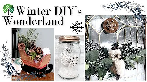 Winter Wonderland DIY's | DIY Dollar Tree Winter Wonderland Decor