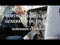 Northern Lights 12kW Generator Oil Change (MVDirona Channel)