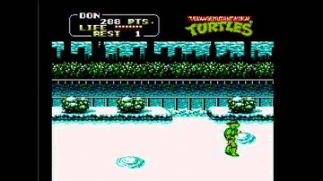 TMNT II The Arcade Game (NES) Longplay Walkthrough