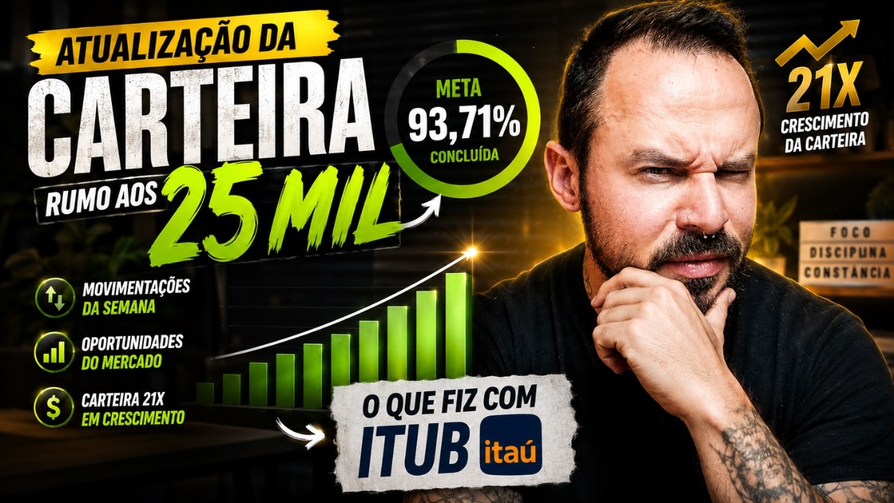 Aporte Relevante: CARTEIRA NÃO PARA DE CRESCER! 📈 Lista das minhas ações completa