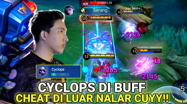 EDANNN CYCLOPS DI BUFF ULTINYA KAYAK GAK ADA COOLDOWN !!! - Mobile legends #mlbbidcreator