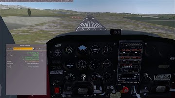 Flightgear - cessna172p manual landing tutorial
