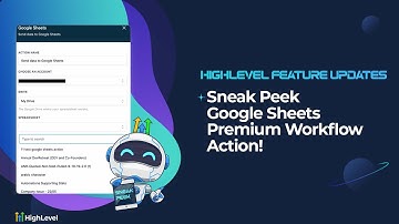 Sneak Peek    Google Sheets Premium Workflow Action!