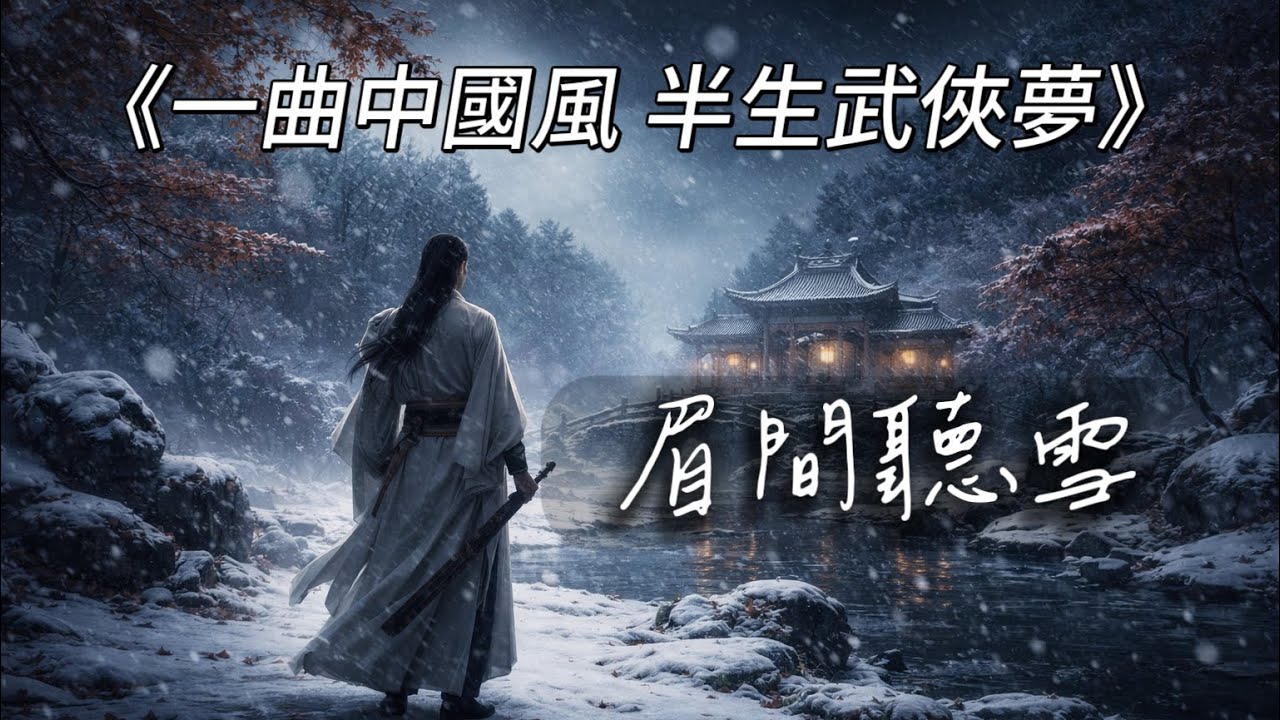 《眉間聽雪》一首結合了中式淒美武俠劇插曲與現代流行渲染力的『古風影視感抒情曲』 #古風音樂 #傷感情歌 #音樂 