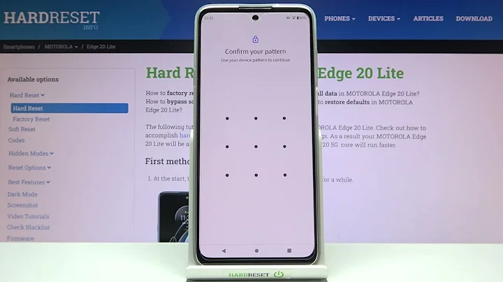 How to Reset Network Settings in Motorola Edge 20 Lite – Restore Network Setup