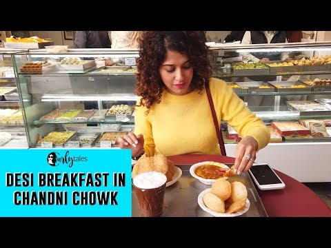 Desi Breakfast At Shyam Sweets In Chandni Chowk | Curly Tales