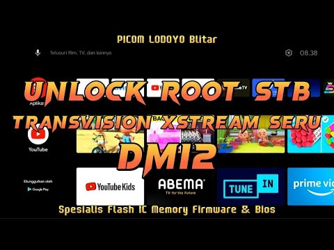 Unlock STB Android TV Box TransVision Xstream Seru DM12 Dengan Firmware Terbaru + Root I Ciamis