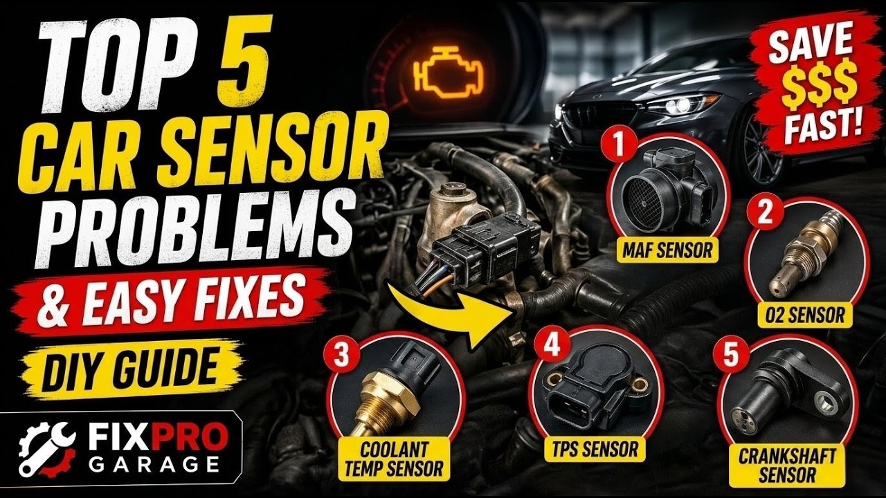 Top 5 Car Sensor Problems & Easy Fixes (DIY Guide) | Save $$$ Fast ...