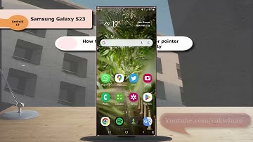 Samsung Galaxy S23 Ultra : How to change mouse cursor or pointer colour for better visibility