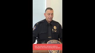 Bath Township police chief gives update on investigation into Airbnb shooting that injured 9