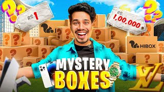 RS 1 VS RS 1,00,000 MYSTERY BOXES !! 🤑 30 LAKH +