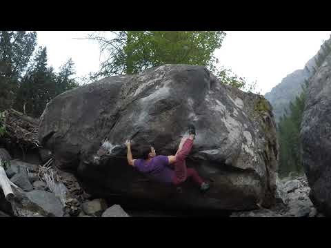 Beta Video for climb The Hueco Crimper Low v8, Leavenworth