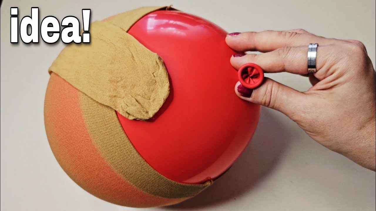 Genius DIY Using a Balloon and Women’s Tights! 🥰